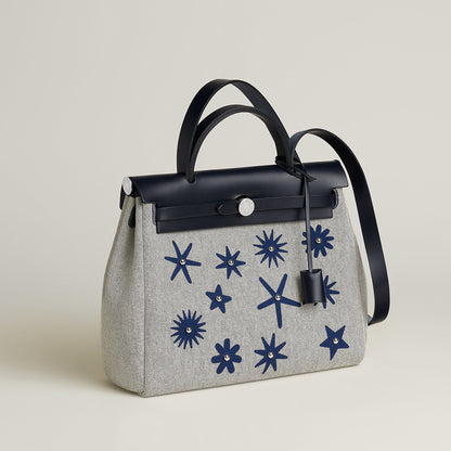  Hermes Herbag Zip 31 Hobnailed Bag Noir