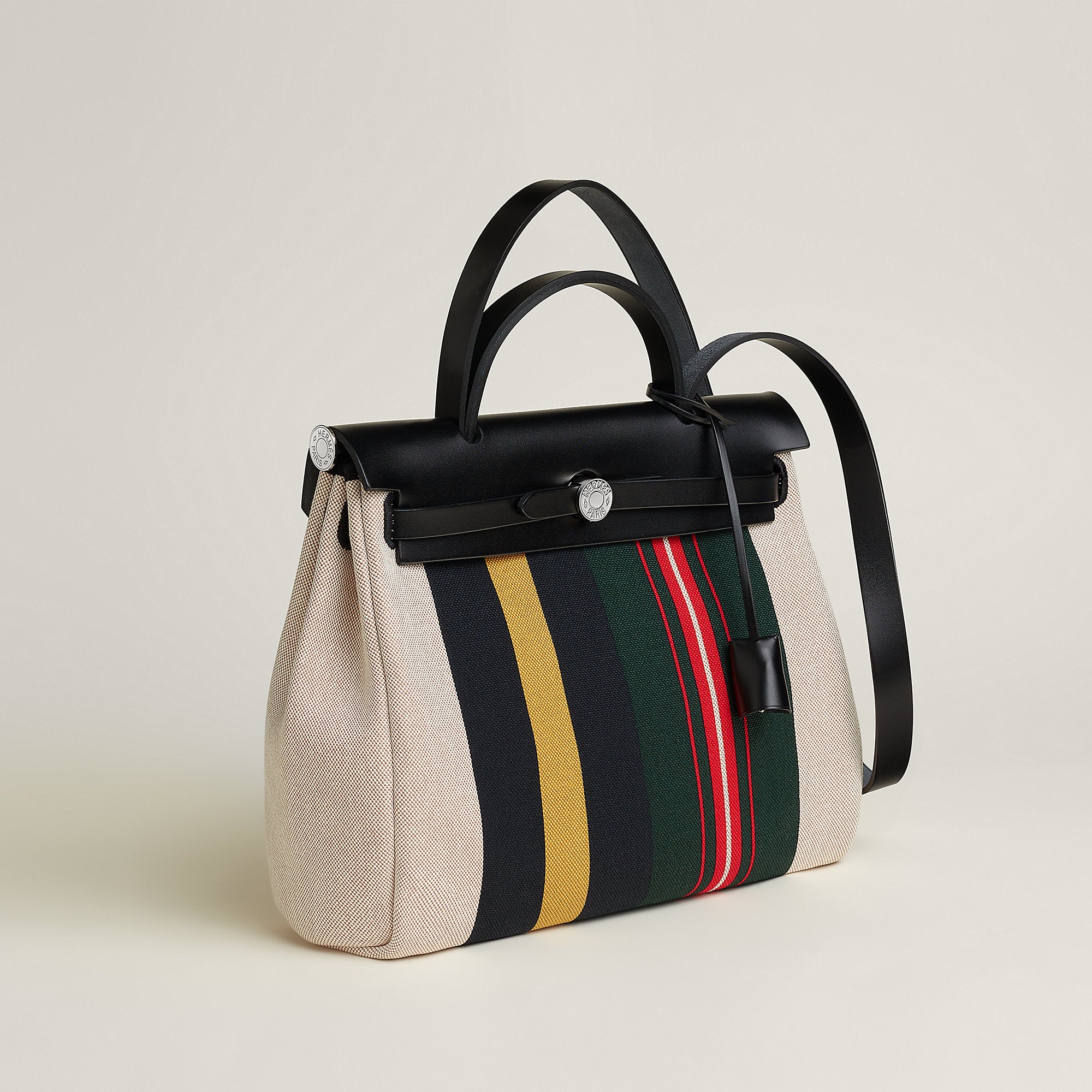  Hermes Herbag Zip 31 Laquered Bag Cru