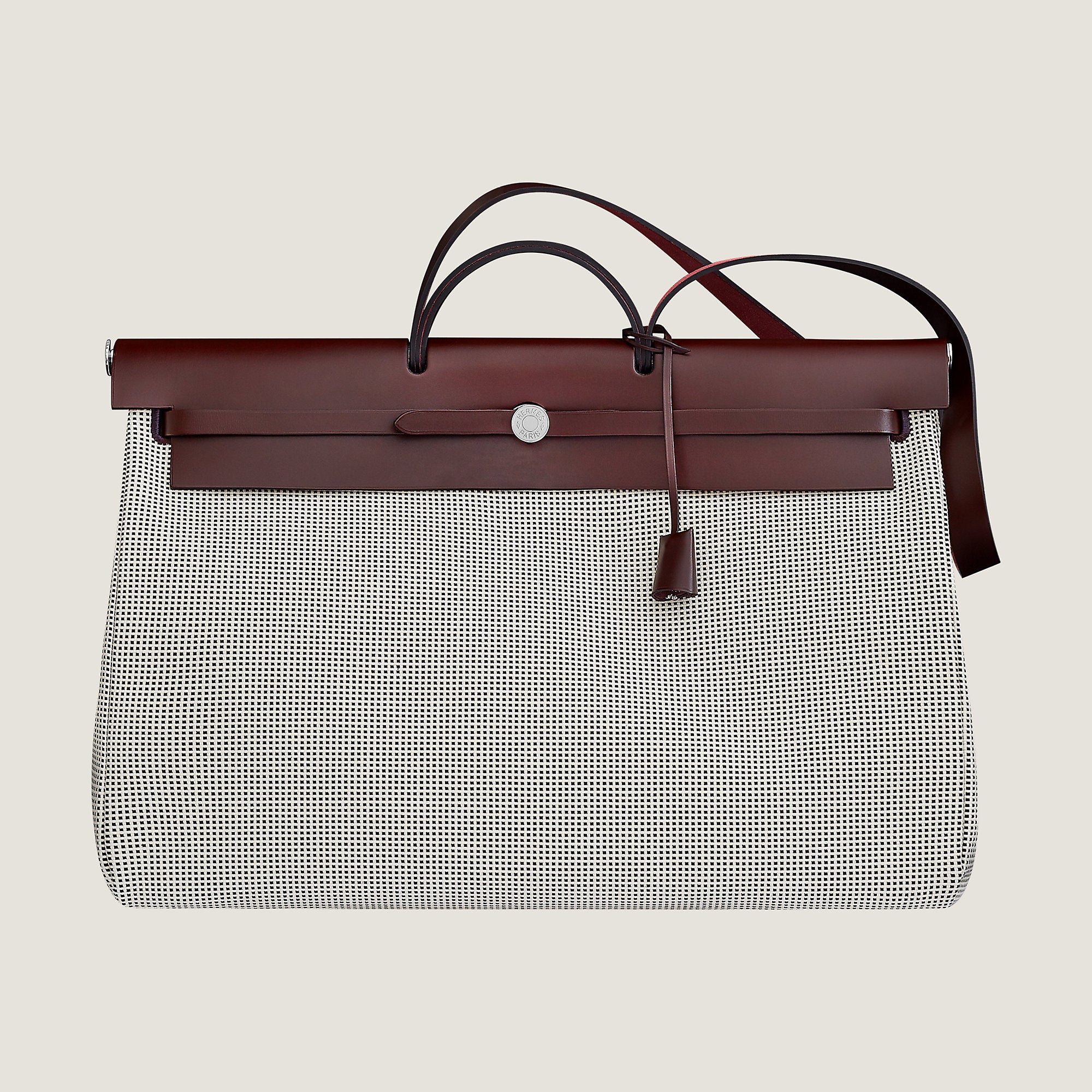  Hermes Herbag Zip Cabine Bag Cru