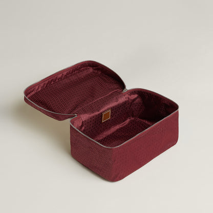  Hermes Travelsilk Mini Travel Cube Rouge H