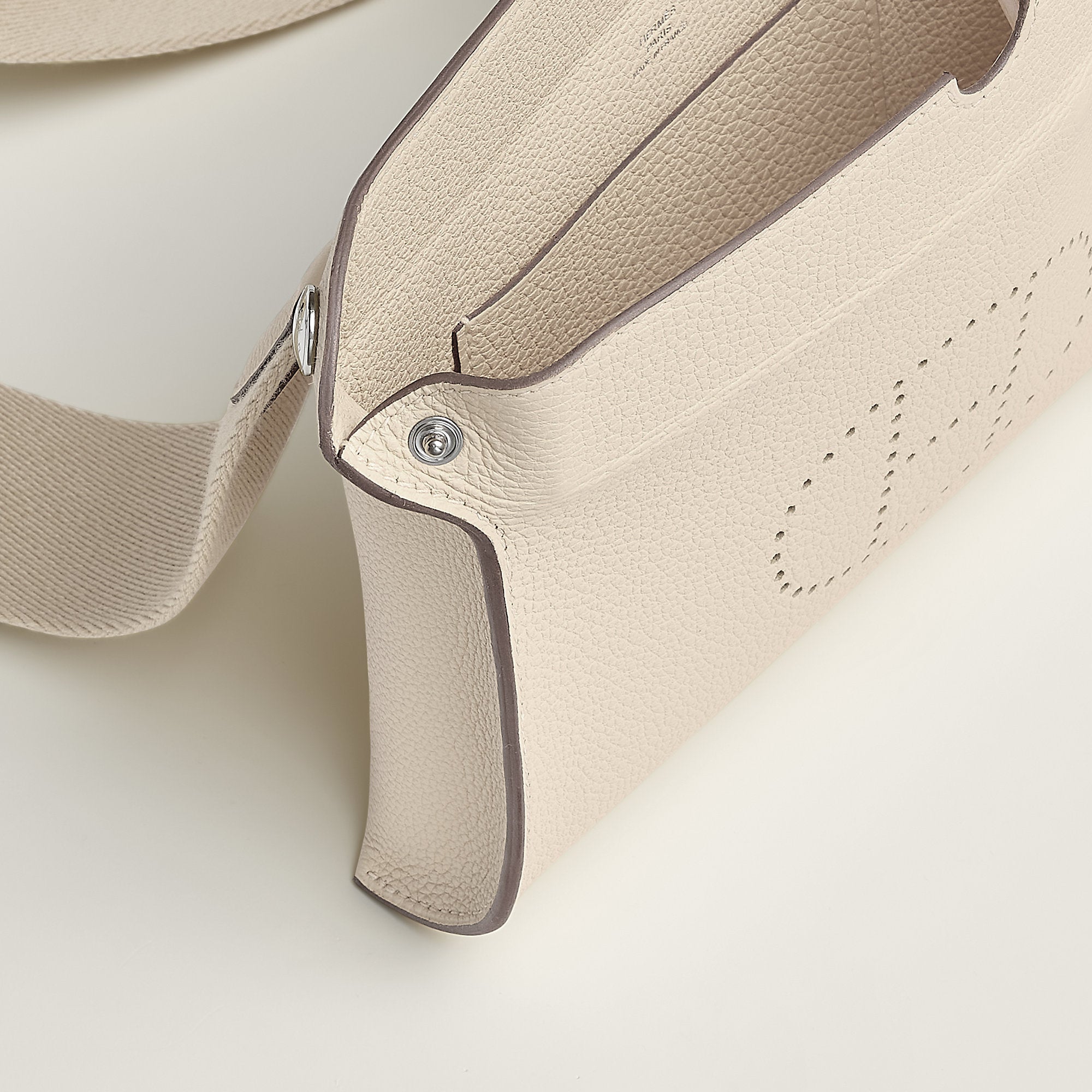  Hermes Videpoches Bag Craie
