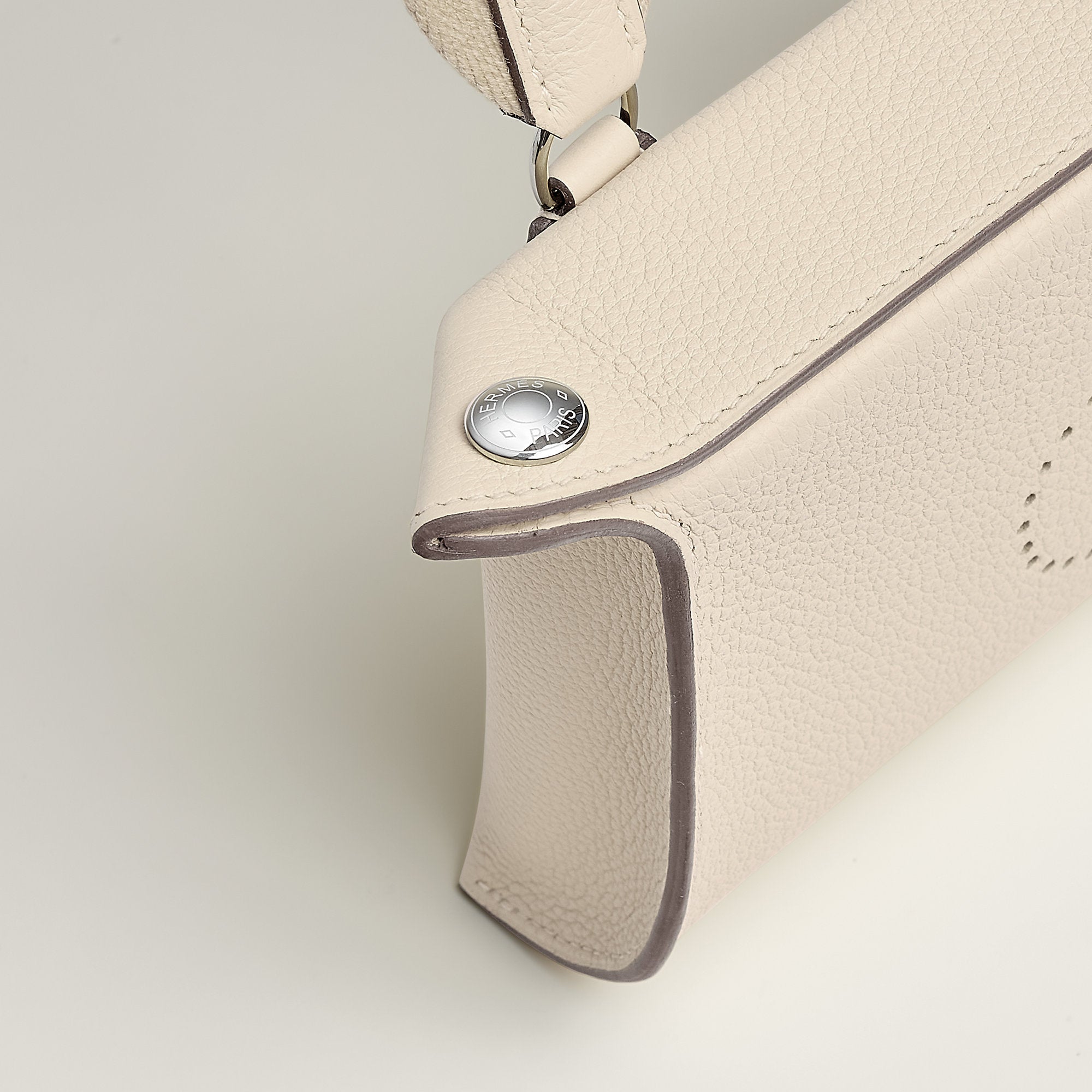  Hermes Videpoches Bag Craie
