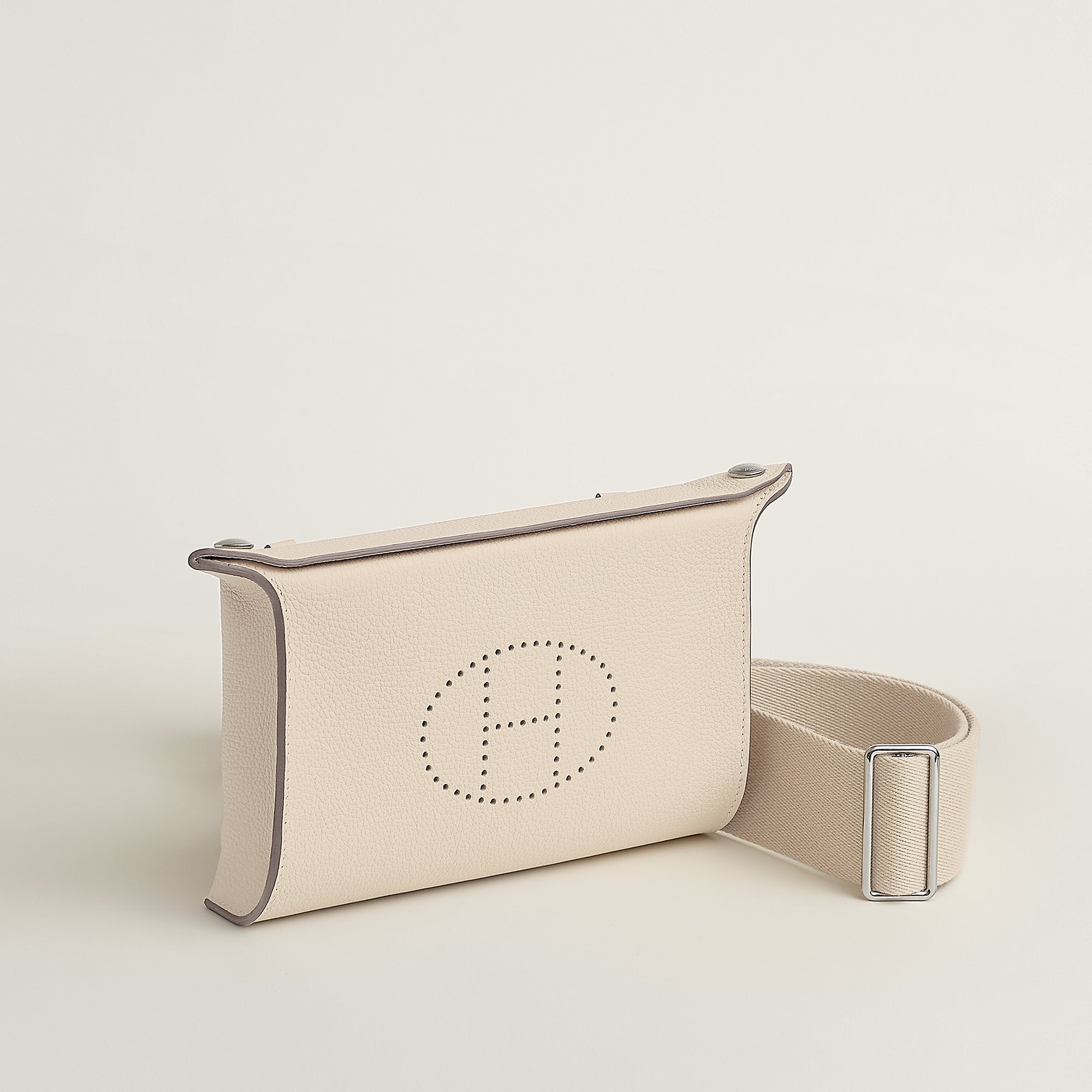  Hermes Videpoches Bag Craie