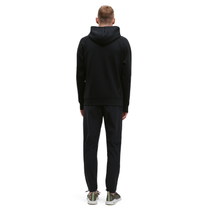 On Zipped Hoodie Black