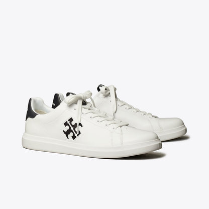 Tory Burch Howell Court Sneaker TITANIUM WHITE / PERFECT BLACK