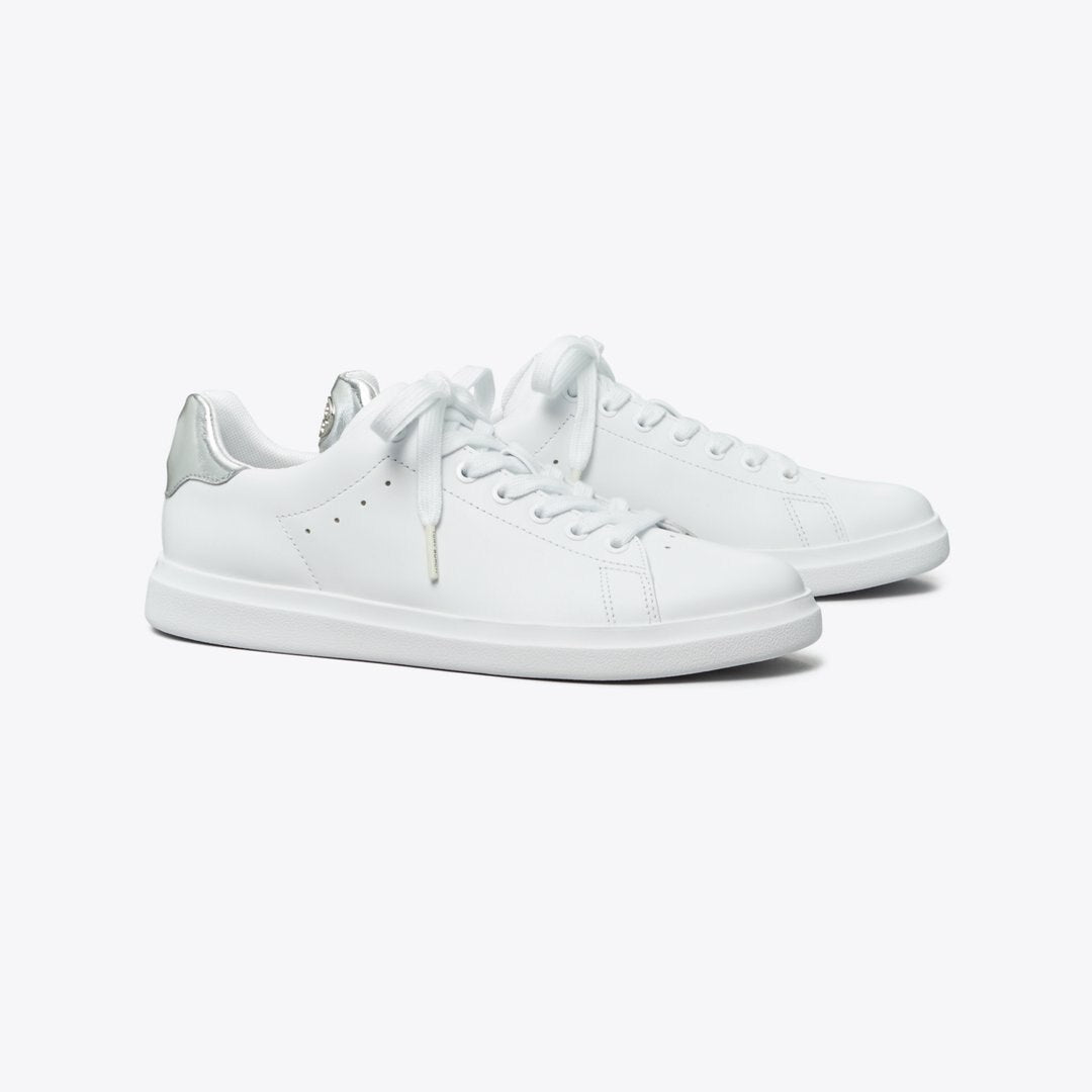 Tory Burch Howell Court Sneaker Titanium White / Silver