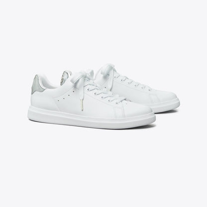 Tory Burch Howell Court Sneaker Titanium White / Silver