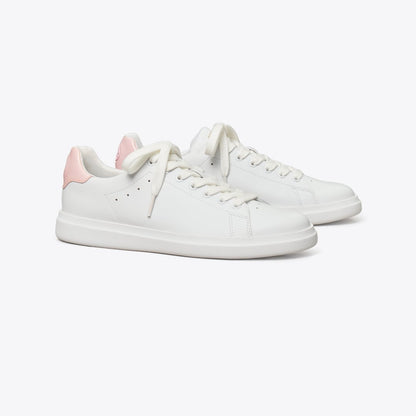Tory Burch Howell Court Sneaker TITANIUM WHITE / PETUNIA