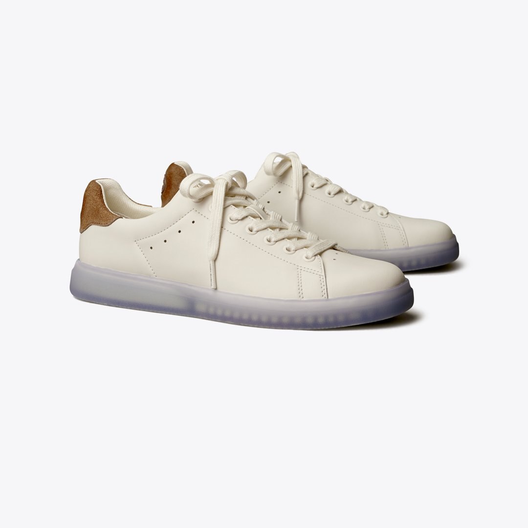 Tory Burch Howell Court Sneaker NEW IVORY / TAUPE