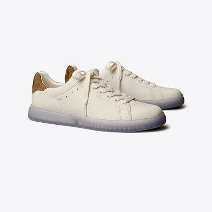 Tory Burch Howell Court Sneaker NEW IVORY / TAUPE