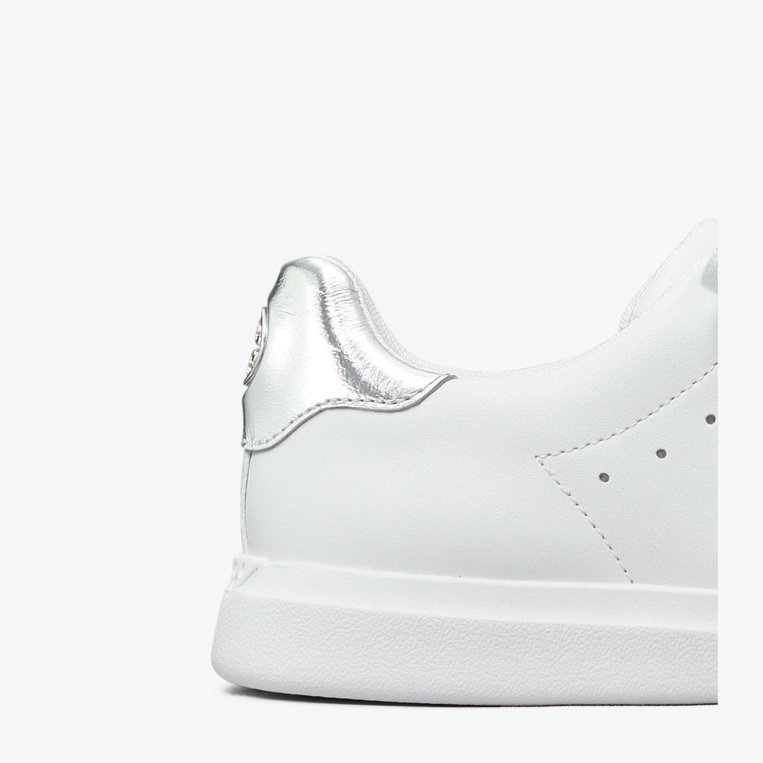 Tory Burch Howell Court Sneaker Titanium White / Silver