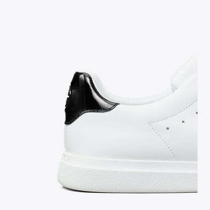 Tory Burch Howell Court Sneaker Titanium White / PERFECT BLACK