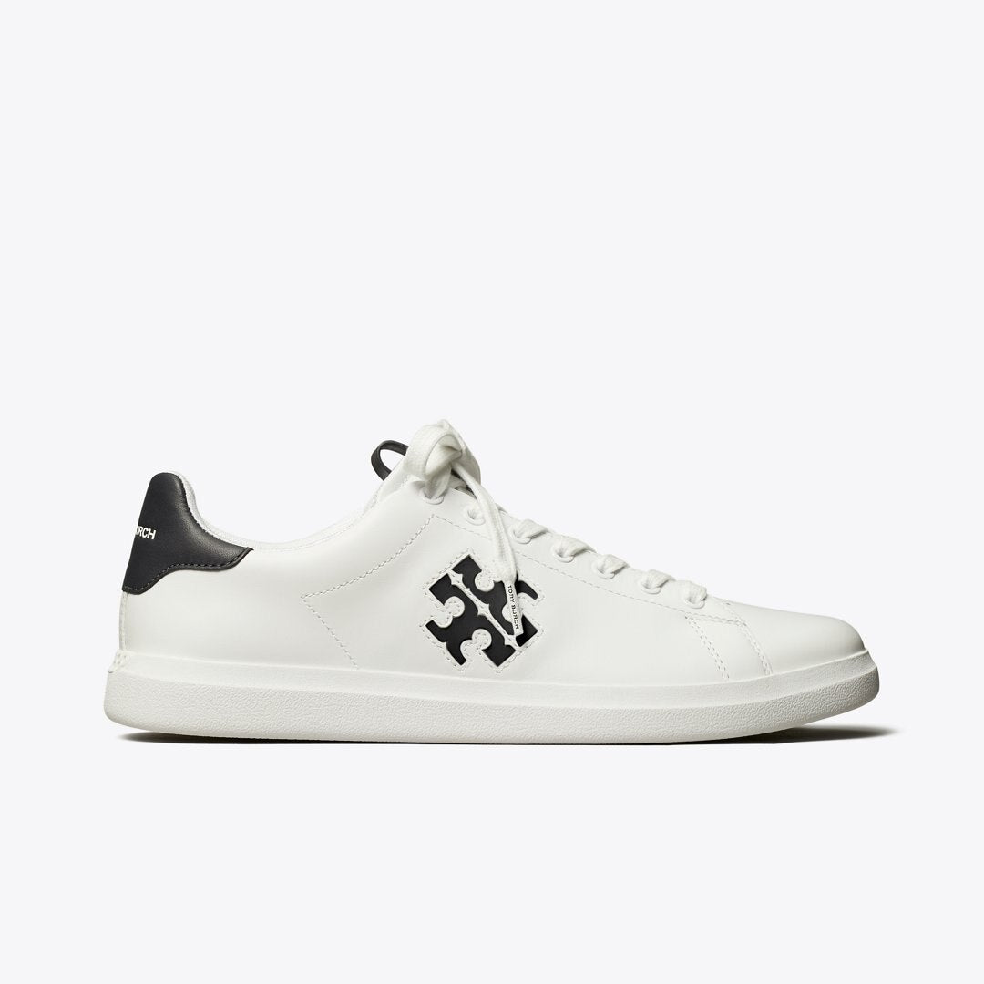 Tory Burch Howell Court Sneaker TITANIUM WHITE / PERFECT BLACK