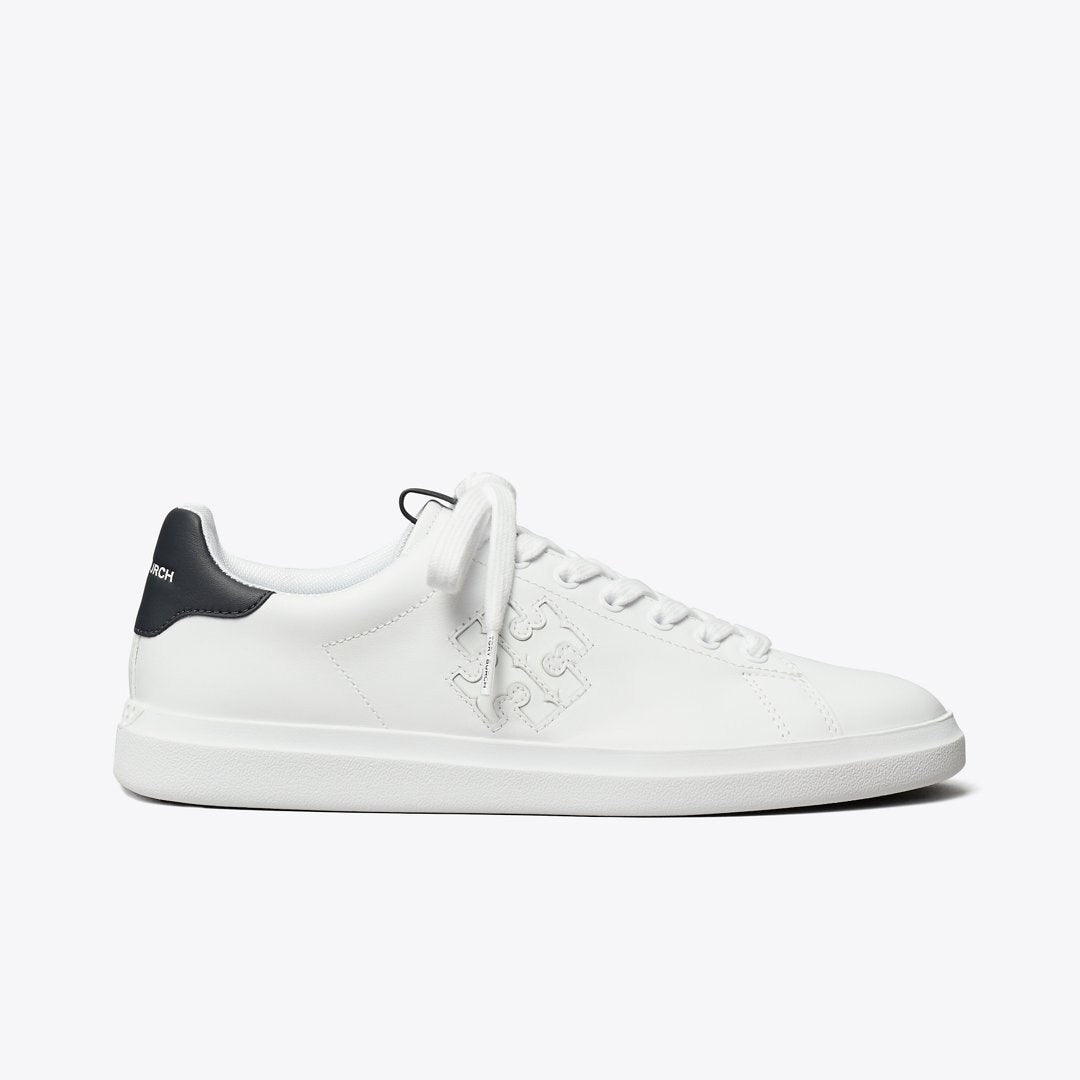 Tory Burch Howell Court Sneaker WHITE / PERFECT NAVY