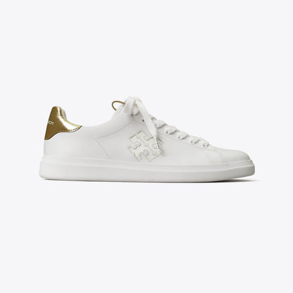 Tory Burch Howell Court Sneaker Titanium White / Spark Gold
