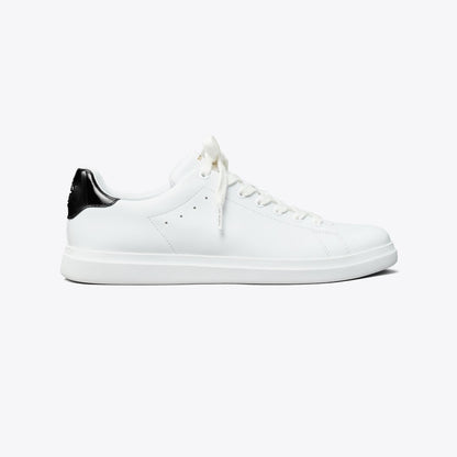 Tory Burch Howell Court Sneaker Titanium White / PERFECT BLACK