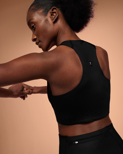 On Race Crop Black | Shadow (Women'S)