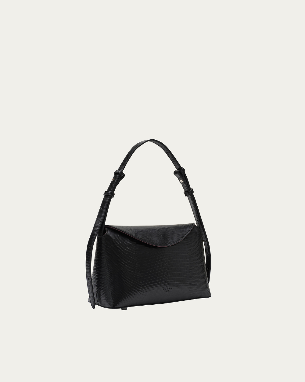 Freja Hudson Bag Black Lizard