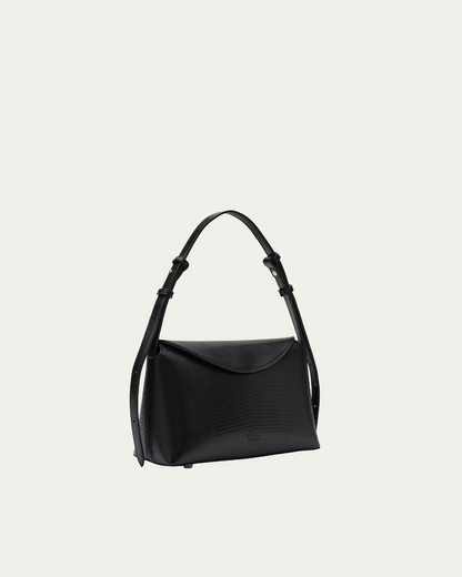 Freja Hudson Bag Black Lizard