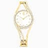 Swarovski Hyperbola Bangle Watch Swiss Made Metal Bracelet Gold Tone Gold-Tone Finish SW5754534