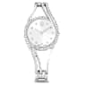 Swarovski Hyperbola Bangle Watch Swiss Made Metal Bracelet Silver Tone Stainless Steel SW5689432