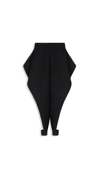 Alaïa Felted Wool Triangle Pants