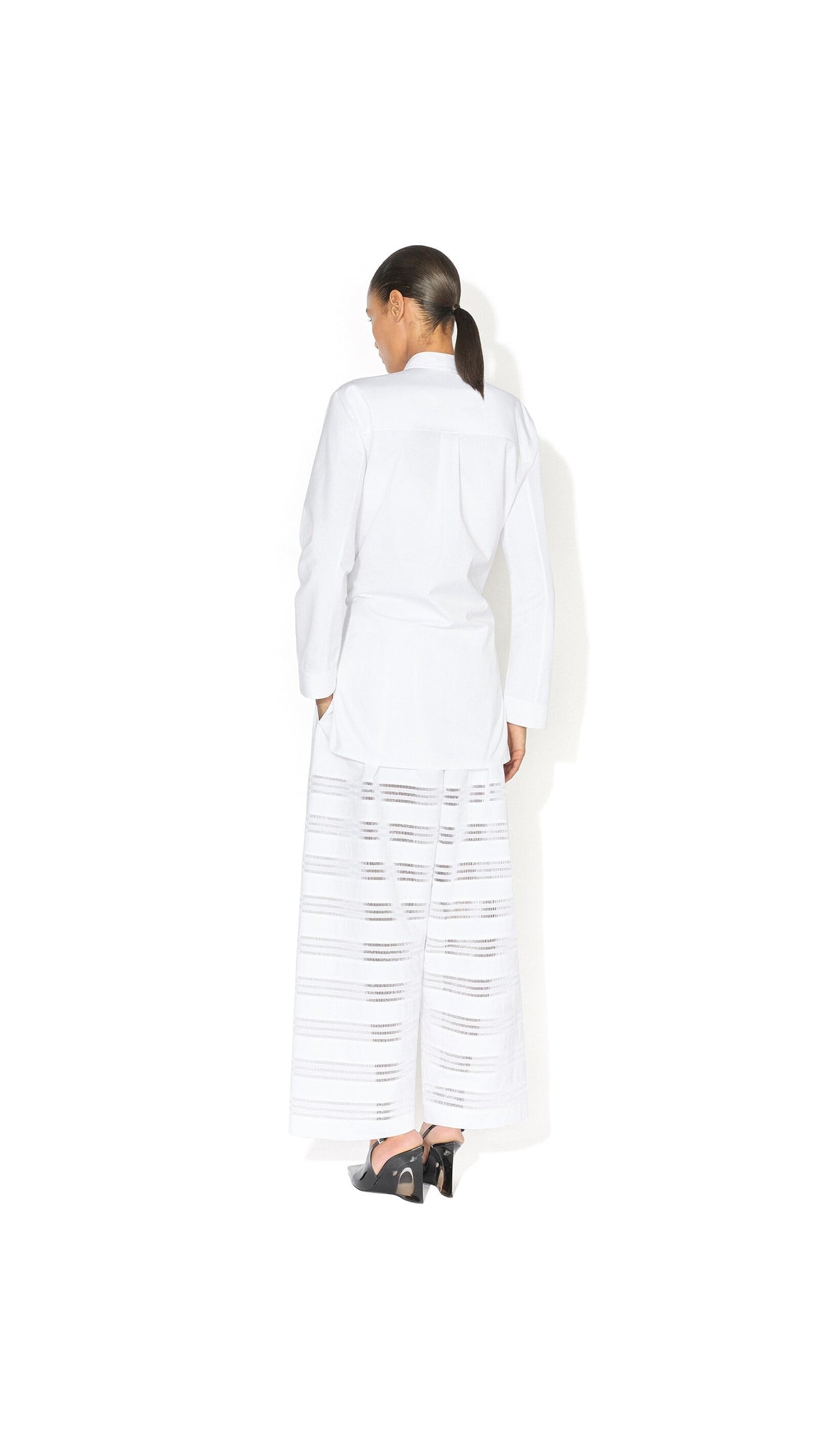 Alaïa Round Poplin Pants