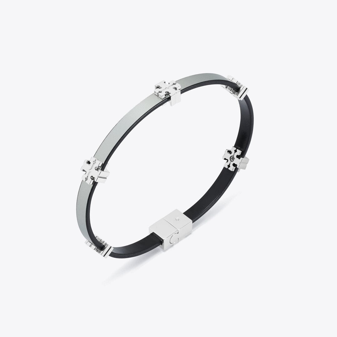 Tory Burch Icon Bio Bracelet Light Silver / Silver