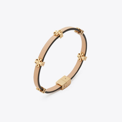 Tory Burch Icon Bio Bracelet Tory Gold / Classic Chestnut