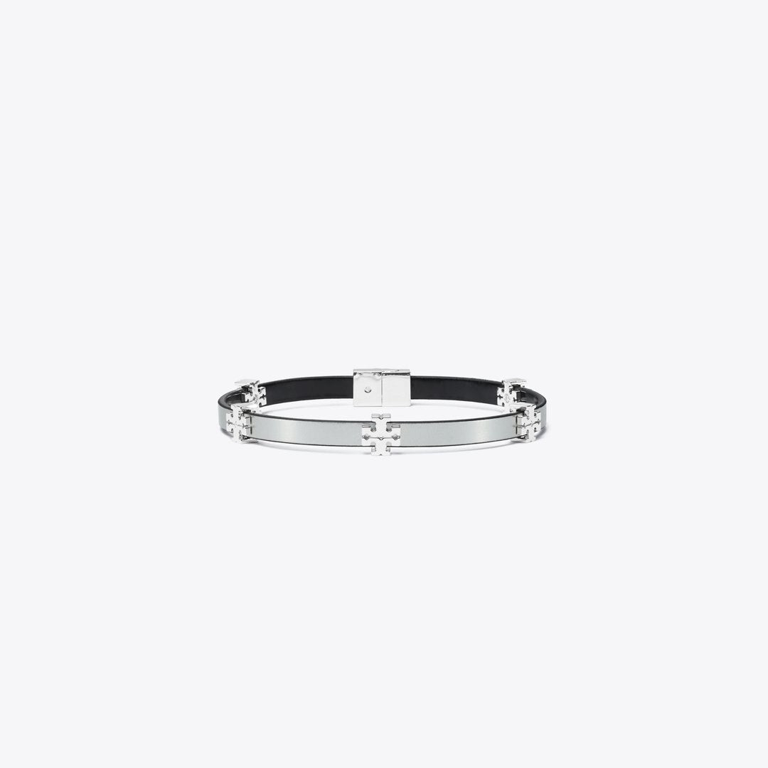 Tory Burch Icon Bio Bracelet Light Silver / Silver