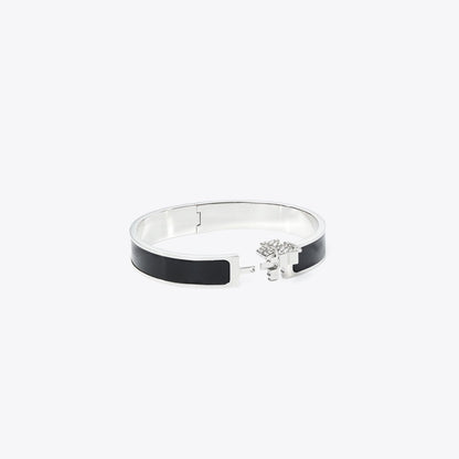 Tory Burch Icon Bracelet Tory Silver / Black / Crystal