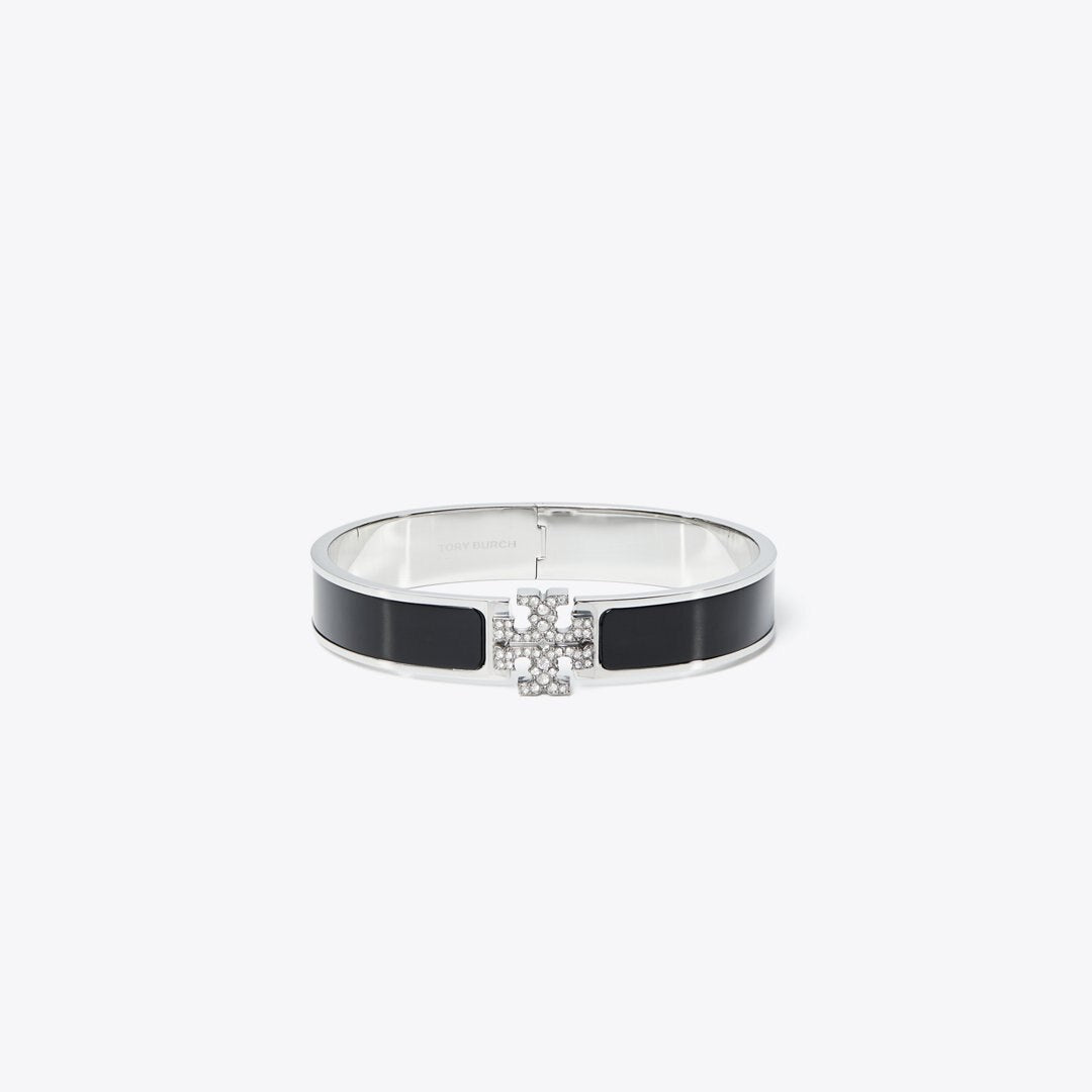 Tory Burch Icon Bracelet Tory Silver / Black / Crystal