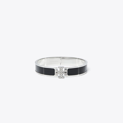 Tory Burch Icon Bracelet Tory Silver / Black / Crystal