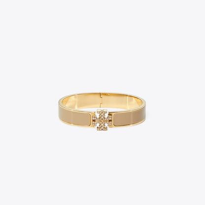 Tory Burch Icon Bracelet Tory Gold / Tan / Crystal