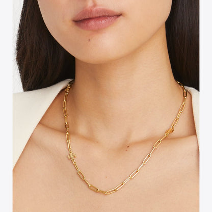 Tory Burch Icon Chain Necklace Tory Gold
