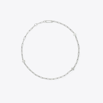 Tory Burch Icon Chain Necklace Tory Silver