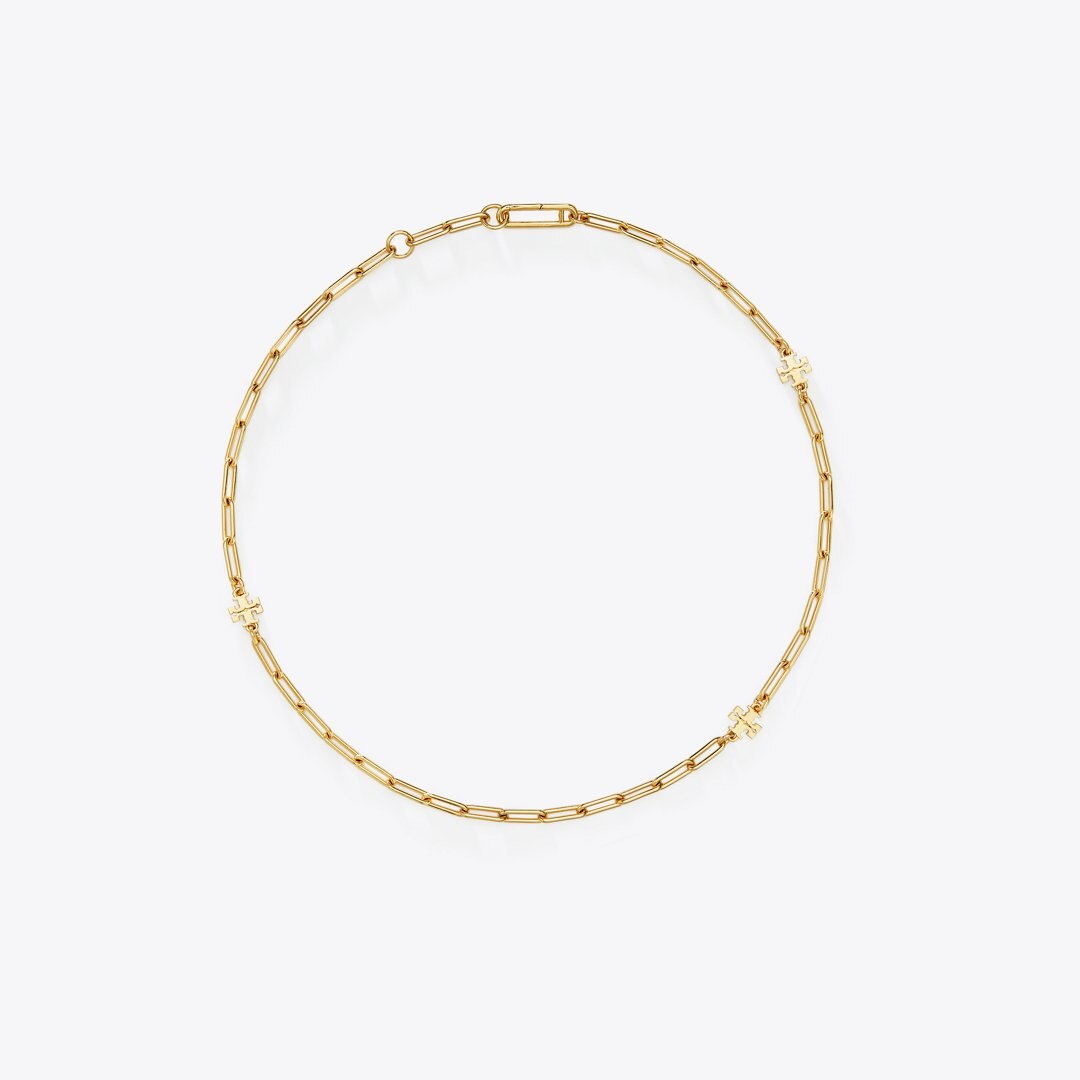Tory Burch Icon Chain Necklace Tory Gold