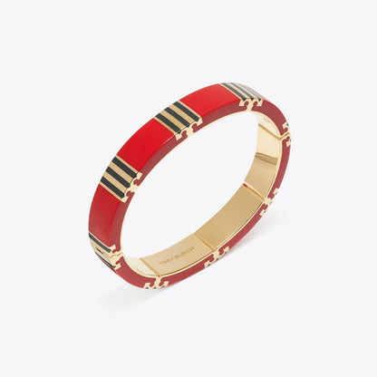 Tory Burch Icon Enamel Bracelet Tory Gold / Red / Navy