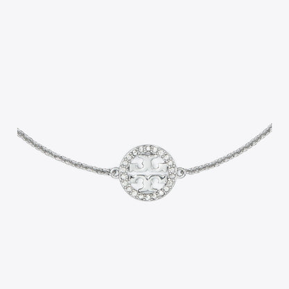 Tory Burch Icon Pav Chain Bracelet Tory Silver / Crystal