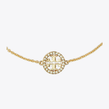 Tory Burch Icon Pav Chain Bracelet Tory Gold / Crystal