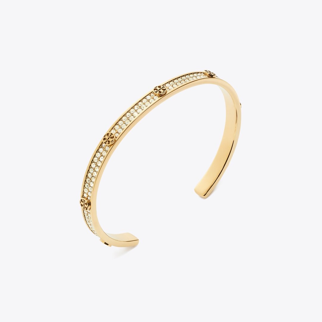Tory Burch Icon Pav Cuff Tory Gold / Crystal