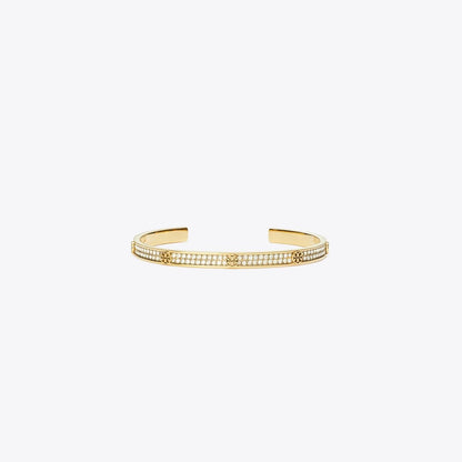 Tory Burch Icon Pav Cuff Tory Gold / Crystal