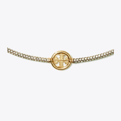 Tory Burch Icon Pav Necklace Tory Gold / Crystal