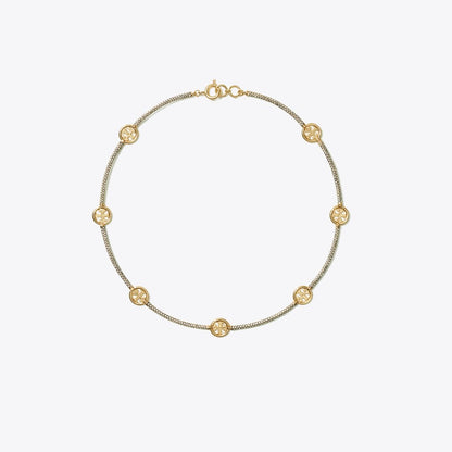 Tory Burch Icon Pav Necklace Tory Gold / Crystal