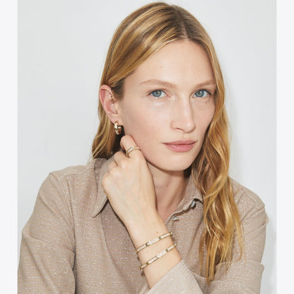 Tory Burch Icon Pav Ring Rose Gold / Pink