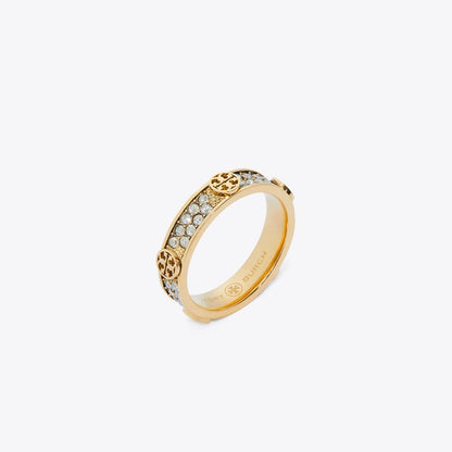 Tory Burch Icon Pav Ring Tory Gold / Crystal