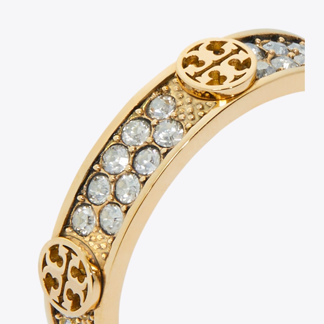 Tory Burch Icon Pav Ring Tory Gold / Crystal