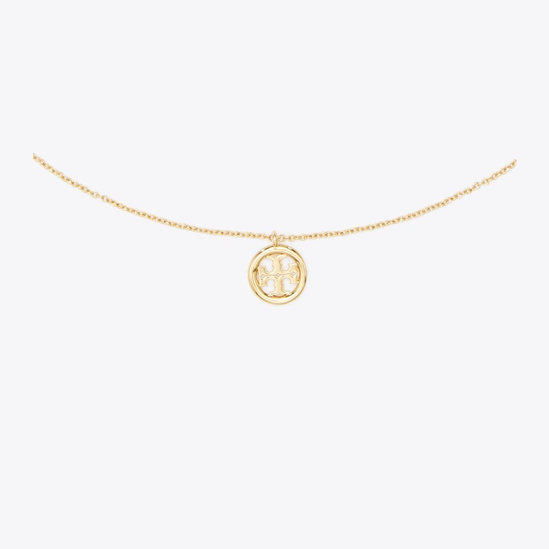 Tory Burch Icon Pendant Necklace Tory Gold