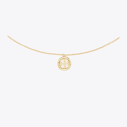 Tory Burch Icon Pendant Necklace Tory Gold