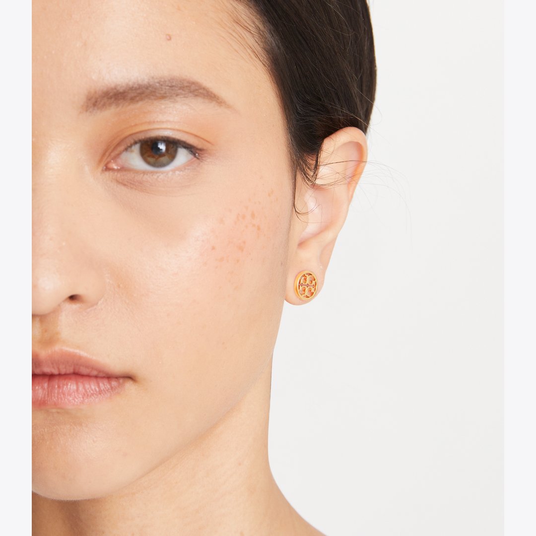 Tory Burch Icon Stud Earrings Tory Gold